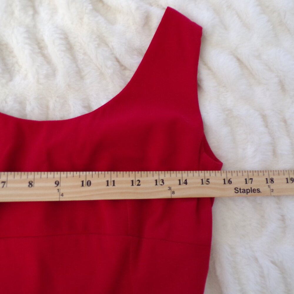 Dolce & Gabbana red pencil sheath dress 44/ M - Picture 5 of 10